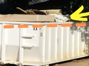 Avoid Overloading your dumpster